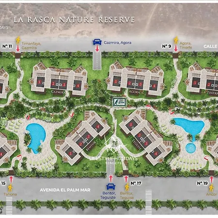 Colinas - Gazmira 3,3 Penthouse Nature Reserve View & Jacuzzi Arona (Tenerife)
